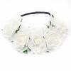 Bridal Holiday Wreath, Simulation Rose Flower Headband, Christmas Mardi Gras Ball Party Head
