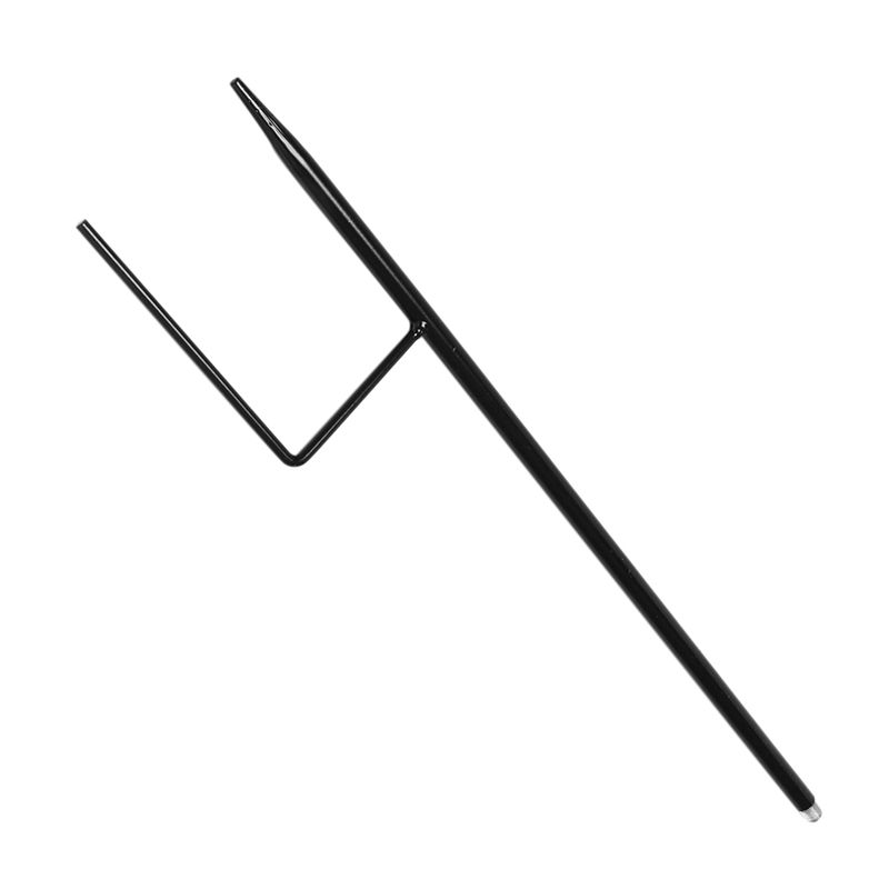 A84X-3X Shepherd Hooks Rust Resistant Garden Stake Outdoor Metal Plant Stand Hanger Bird Feeder Pole 120X10x1cm
