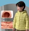 Kids' Winter Hooded Lightweight Down Jacket - Warm Outerwear for Boys & Girls