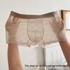 2026 Starry Plaid Men's Boxer: Antibacterial, Breathable Ice Silk with Hyaluronic Acid