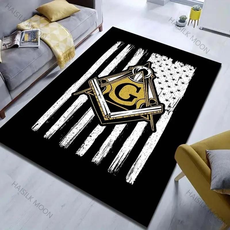 Esoteric Symbol Carpet Mat Rug Home Decoration Masonic Eye Occult Pattern Floor Mat Bedroom Decor Carpets for Living Room