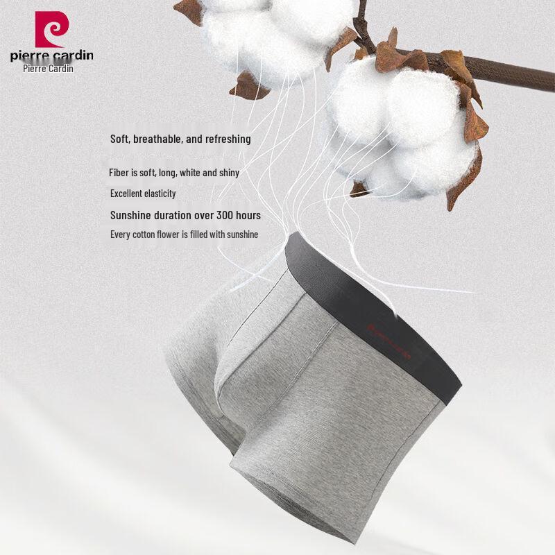 Pierre Cardin Men's 3-Pack Mid-Waist Cotton Boxer Briefs