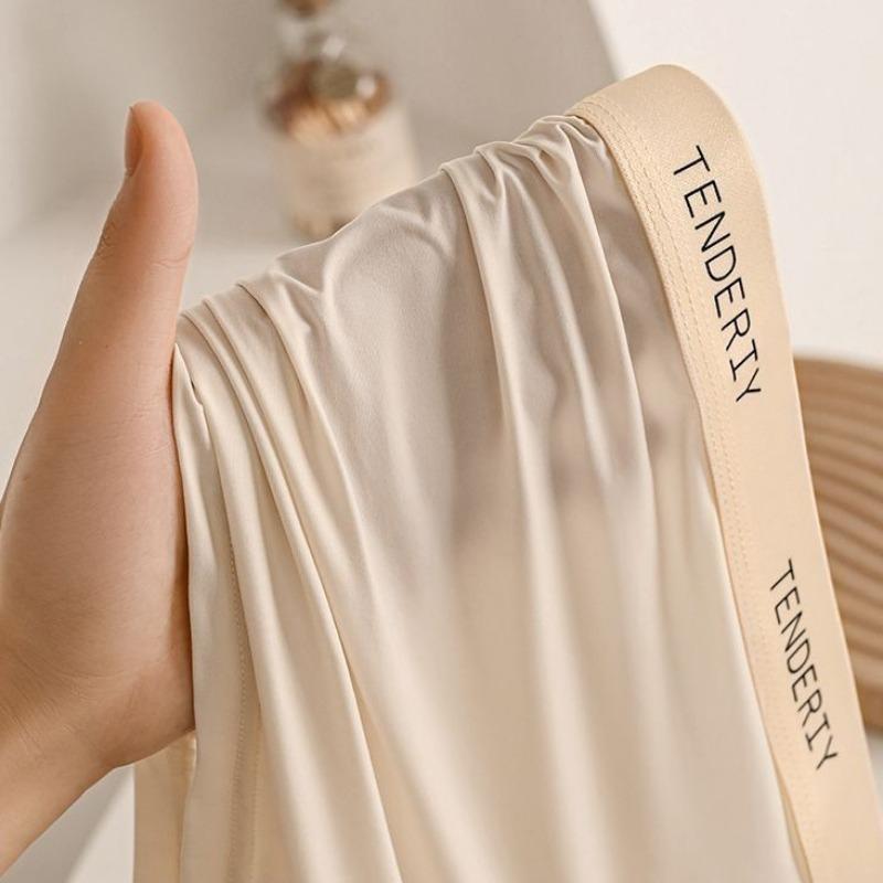 Sous-vêtements pour hommes en soie glacée ultra-fine, séchage rapide, confortables, simples, boxers d'été, antibactériens et respirants