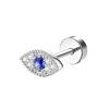 Bobisty 1PC Cartilage Stainless Steel Earrings for Women Flat Back Stud Earrings for Cartilage Helix Piercing Jewelry