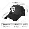 Nostalgic Style Number 76 Summer Baseball Caps Unisex Printing FeUnisex Beach Dad Hats Peaked Cap