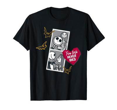 Tim The Nightmare Before Christmas Jack and Sally Hart Burton's T-Shirt