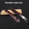 Držiak na biliardové tága Klip z tvrdého dreva na stenu Držiak na biliardové palice na 6 tág pre Držiak na tága Hráč biliardu