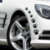 2-10PCS Car Stickers Paw Animal Dog Cat Cool Design Bear Foot Prints Footprint Decal Car Stickers for Auto Motorcycle
