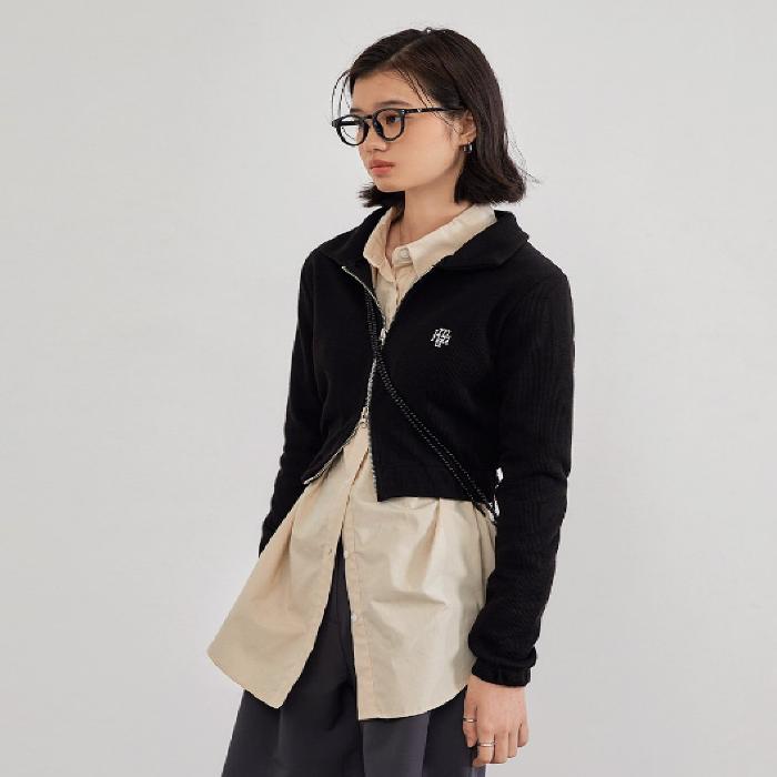 Muahmuah Slim Fit Knit Zip Up Cardigan 4 Colors