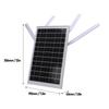 Solar WiFi 6 Extender IP66 Water Proof Solar Wifi Extender Signal Booster 18000 MAh Battery with SIM Card Slot for Camping RVs