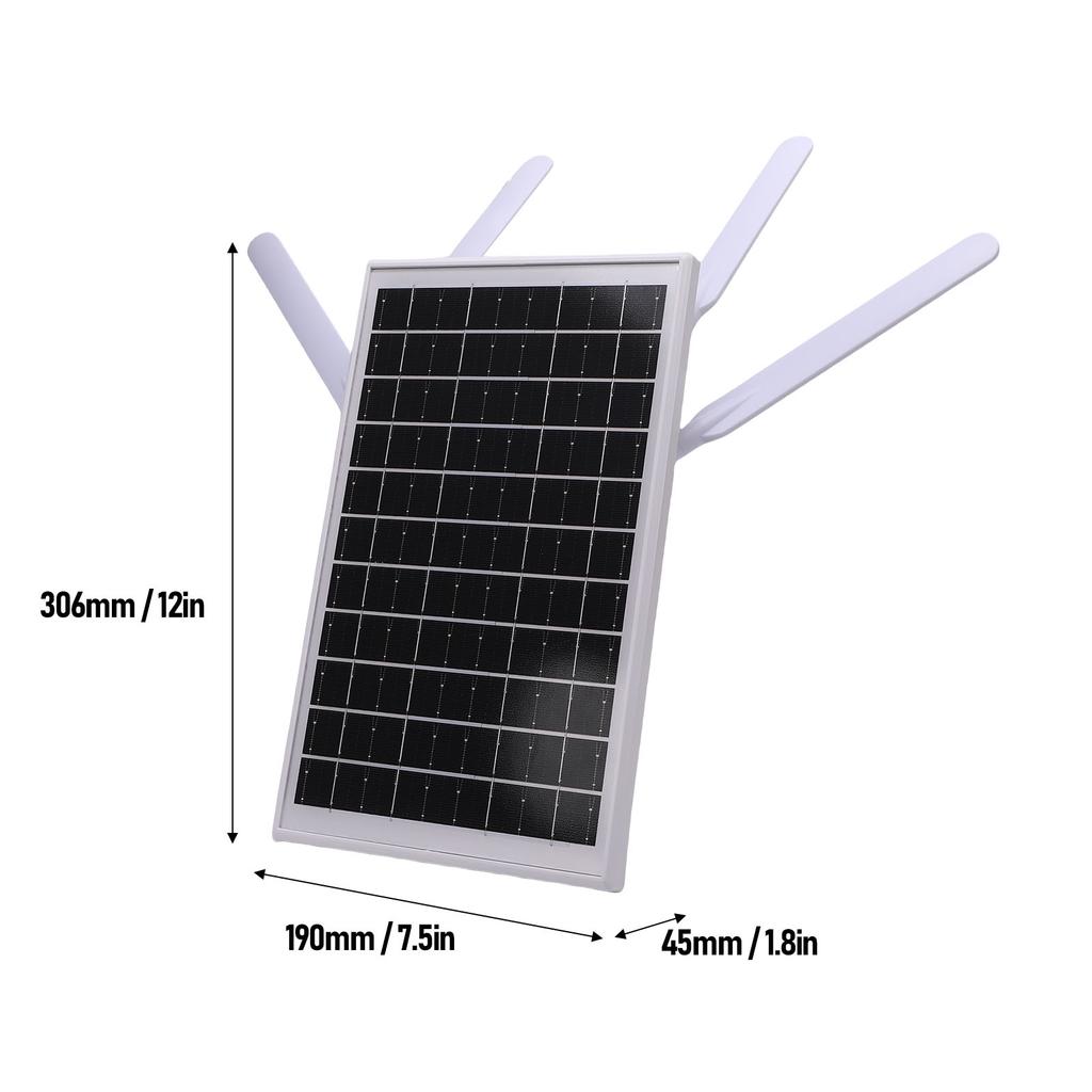 Solar WiFi 6 Extender IP66 Water Proof Solar Wifi Extender Signal Booster 18000 MAh Battery with SIM Card Slot for Camping RVs