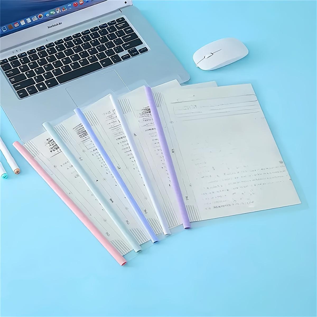 5pcs A4 File Folders with Slide Binder - Durable PP Material Space-Saving Organization for Office Home School Teachers 1490₽