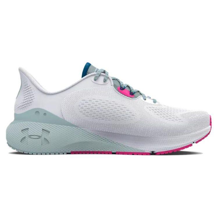 Under Armour Women's HOVR Machina 3 Running Shoes White Breaker Blue 3024907-103