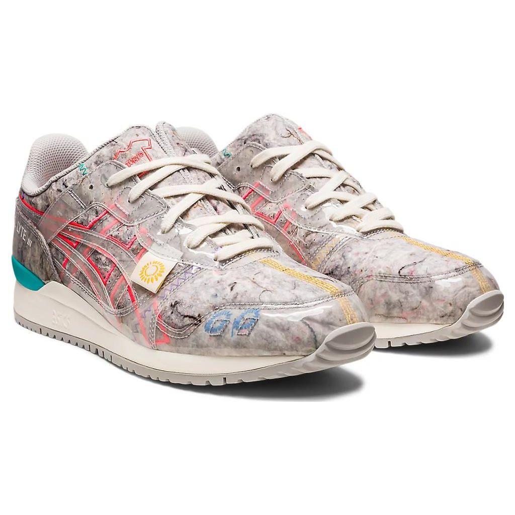 Mita x ASICS Gel Lyte 3 OG Recyklovaná plsť Unisex Tenisky Šedá Ústřicově šedá Diva-růžová 1201A731-020