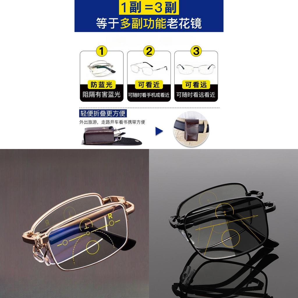 Portable Dualuse Smart Reading Glasses With Auto Adjustment For Seniors And Outdoors