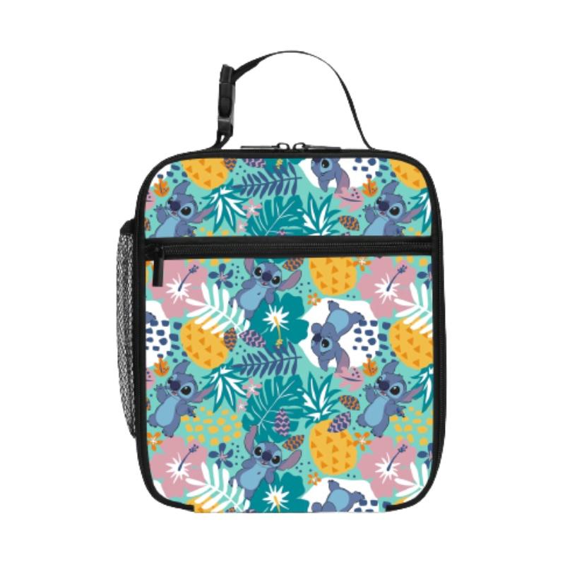 Runningtiger Stitch School Lunch Bag For Boys And Girls Breathable And Cute Design
