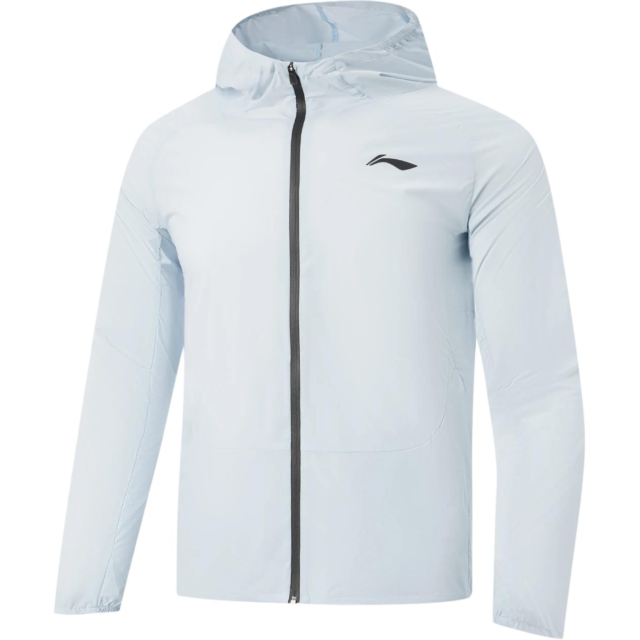 Спортивная ветровка Li Ning серии Running, удобная, на молнии, мужская верхняя одежда AFDW875-3 M