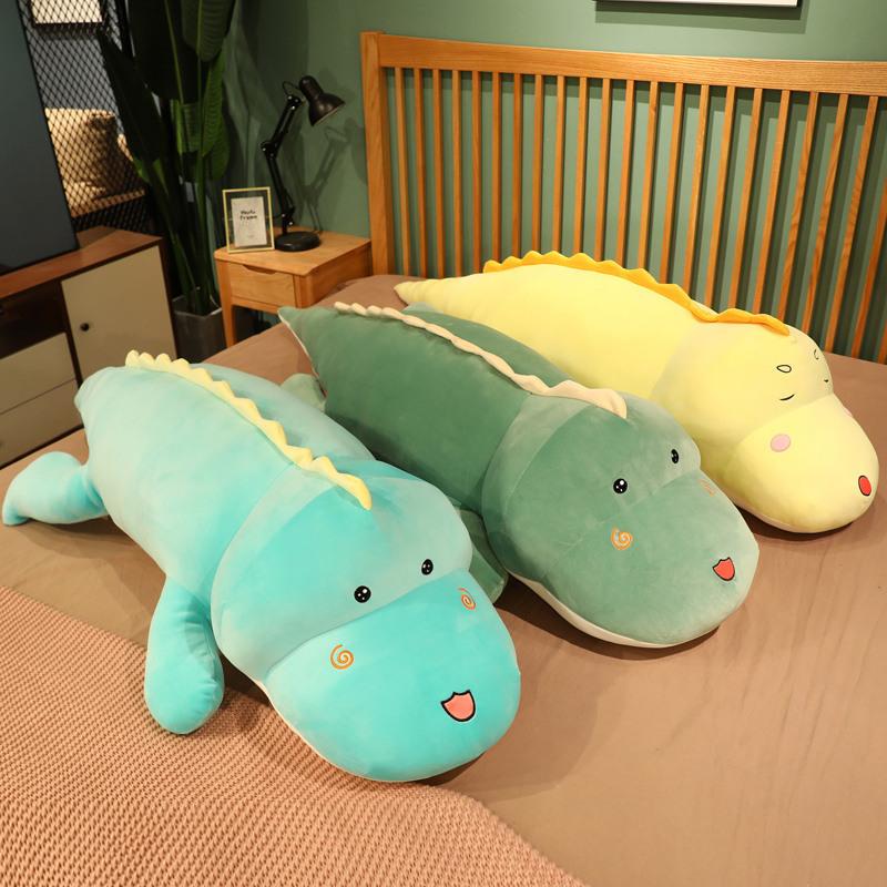 Large Dinosaur Pillow Doll Sleeping Bed Doll Girls Gift Dinosaur Plush Toy Ragdoll Boys and Girls