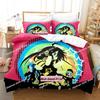 Lucky Star Konata Bedding Set Single Twin Full Queen King Size Bed Set Adult Kid Bedroom Duvetcover Sets 3D Anime Bed Sheet Set