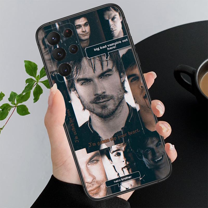 

Чехол для телефона Samsung Galaxy A73 A53 A13 A22 A12 A32 A71 A21S A33 A52 A72 A02 A03 A51 A31 M31 Дневники вампира Дэймон Сальваторе A53 5G