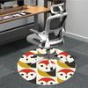 1pc Owl Pattern Office Round Area Rug, Indoor Mat Suitable For Office, Under Office Chairs Bedroom Living Room Home Decor, Room Deco 182