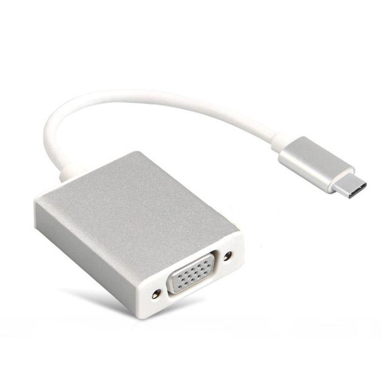 Type-C to VGA and HDMI High-Definition Conversion Cable, 25cm