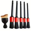 Fashion 6pcs Cleaning Brush Kit Automotive Brushes Car Interior Dashboards Vents Detailing Brush Set Wheel Rims Clean Brush Accessories