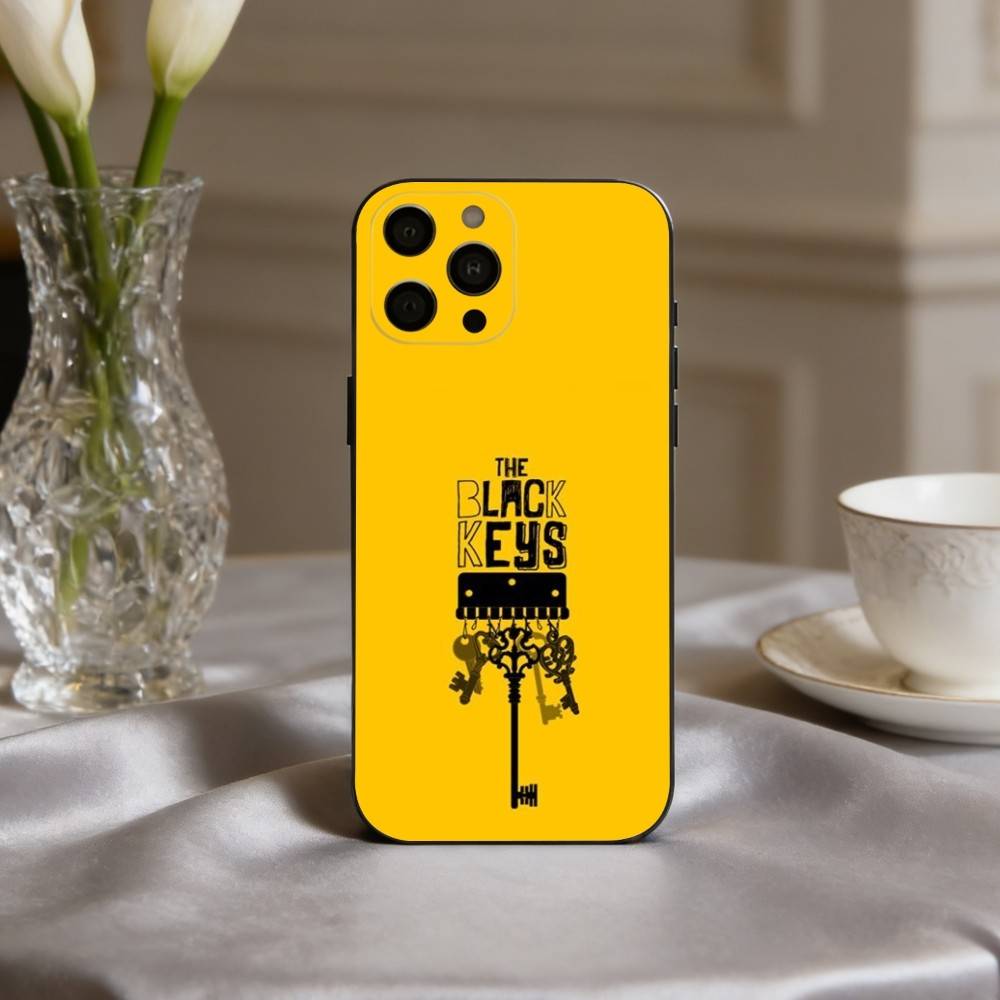 COOL The B-Black KeyS Bnd Phone Case Silicone Soft For IPhone 17pro 16 15 14 13 12 11 X XR Plus Pro Max Plus