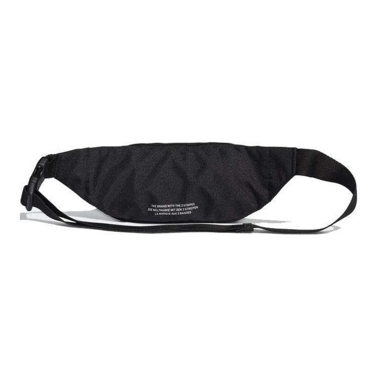 adidas Originals Classic Big Logo Basic Polyester Crossbody Chest Waist Bag Unisex Bags Black DV2400
