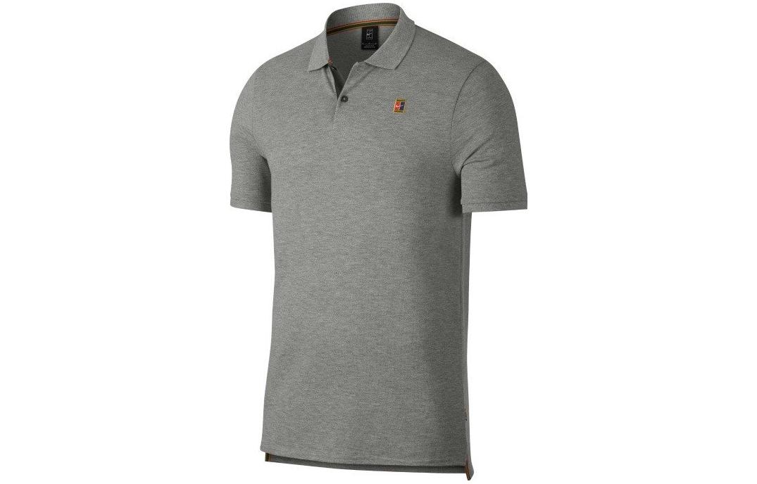 Nike Polo Shirts Men s Gray Polo Collar Moderate Straight Fit 934657-036 XL