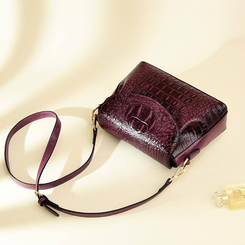 Sac à bandoulière pour femme, nouvelle mode européenne et américaine, motif crocodile, grande capacité, sac à bandoulière pour femme