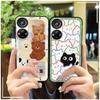 Graffiti Shockproof Phone Case For ZTE Blade V40S/Axon40 SE TPU Full Wrap Protective Anti-dust Back Cover Cute Durable
