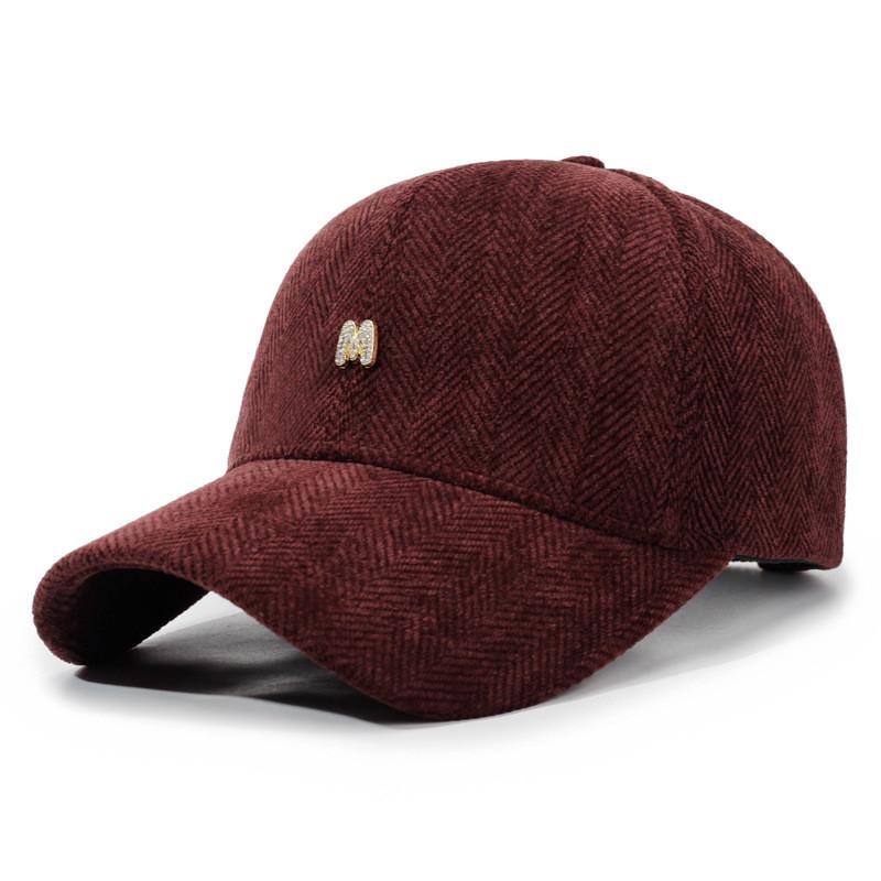 

Small Round Logo Baseball Hat With Wide Brim For Autumn Winter Outdoor Fashion