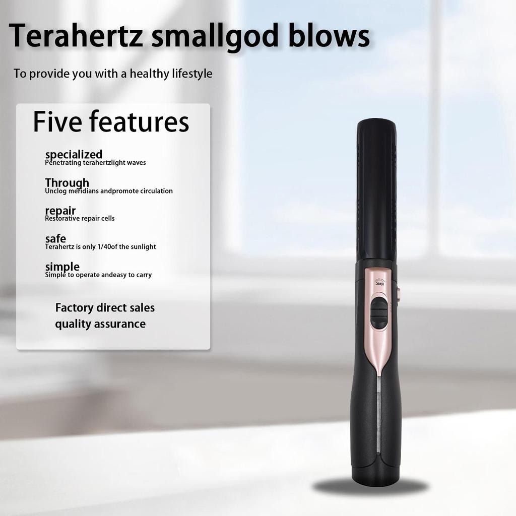 Terahertz Pulse Massage Device with Light Wave Therapy