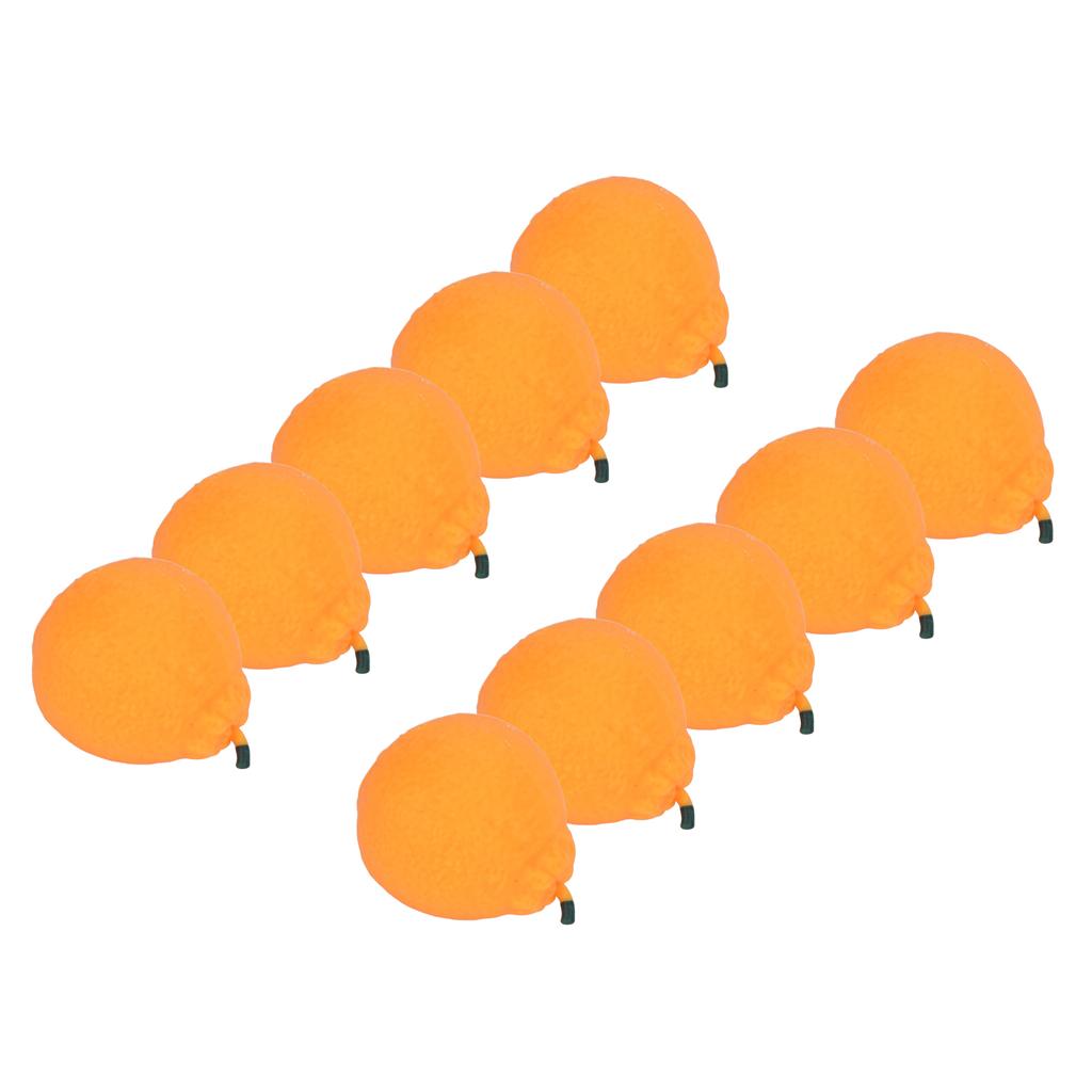 10pcs Squeeze Toys Lifelike Orange Squish Toys Cute Fruit Stress Relief Squishes Toy Interesting Decompression Toys