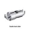 Tool-Free Non-Drilling Shower Rod with Hook Slider and Center Insert for Handheld Shower