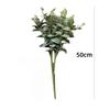 New 16 Heads Artificial Eucalyptus 128pcs Leaves DIY Fake Eucalyptus Money Leaf Artificial Plants for Home Wedding Decor