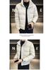 Men's Winter Thickened Down Jacket: Slim, Warm, Stand-up Collar, Stylish Korean Style.