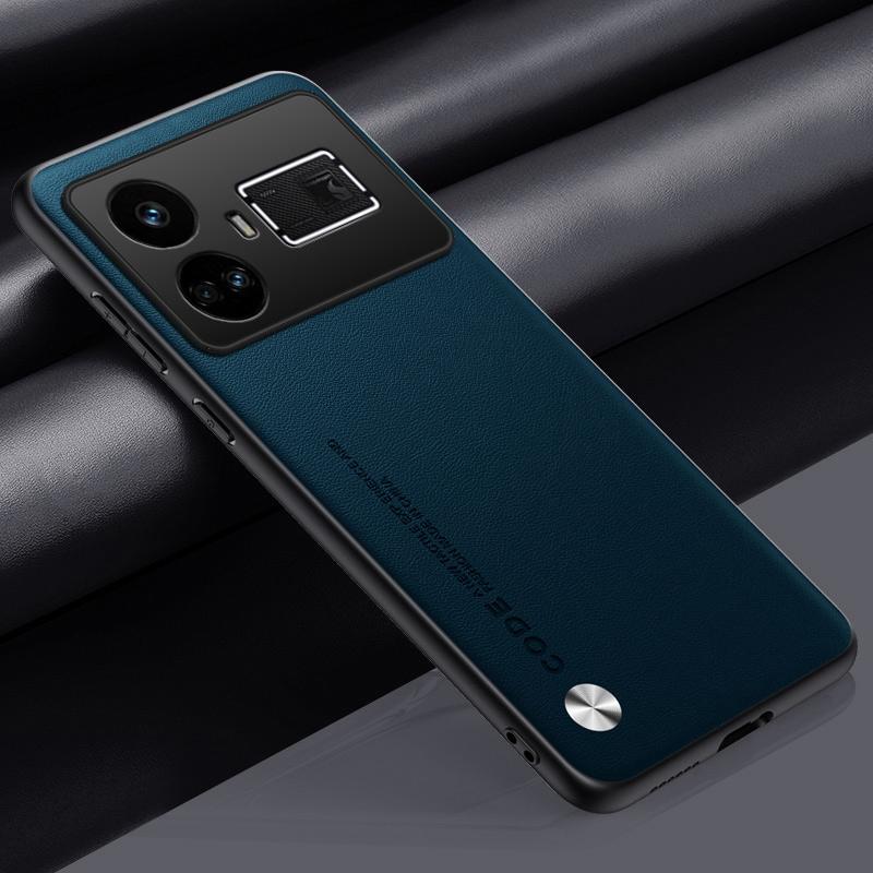 Luksusowe etui ze skóry PU dla Realme GT5 5G Matowe etui Silikonowa pełna ochrona Etui na telefon dla Realme GT2 Pro GT3 GT 5 3 2 Coque