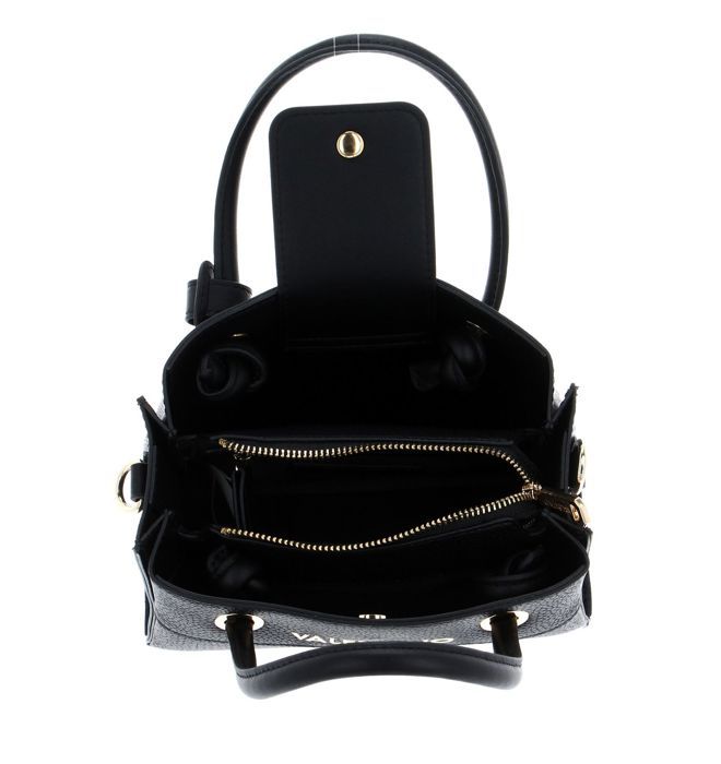Sac à main - VALENTINO - Alexia Tote S - Noir - 100% polyuréthane - Bandoulière amovible