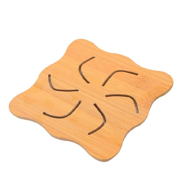 Wooden Material Cup Coasters Placemats Heat Resistant Drink Mat Table Decoration