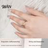 Titanium Steel Ring Thumb Hollow Star Shape Adjustable Opening Design Finger Handmade Pull Art Band Versatile Jewelry Gift