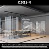 Two-way Mirror Geometric Glass Door Decorative Sticker for Office & Restaurant