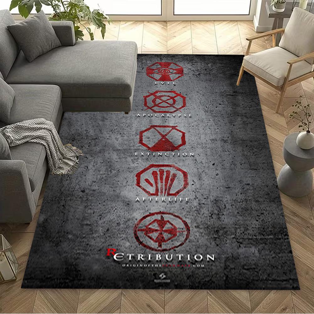 Umbrella Corporation Logo Area Rug Design for Foyer Decorate room Balcony Playrooms Antislip Carpet Decorate Offices