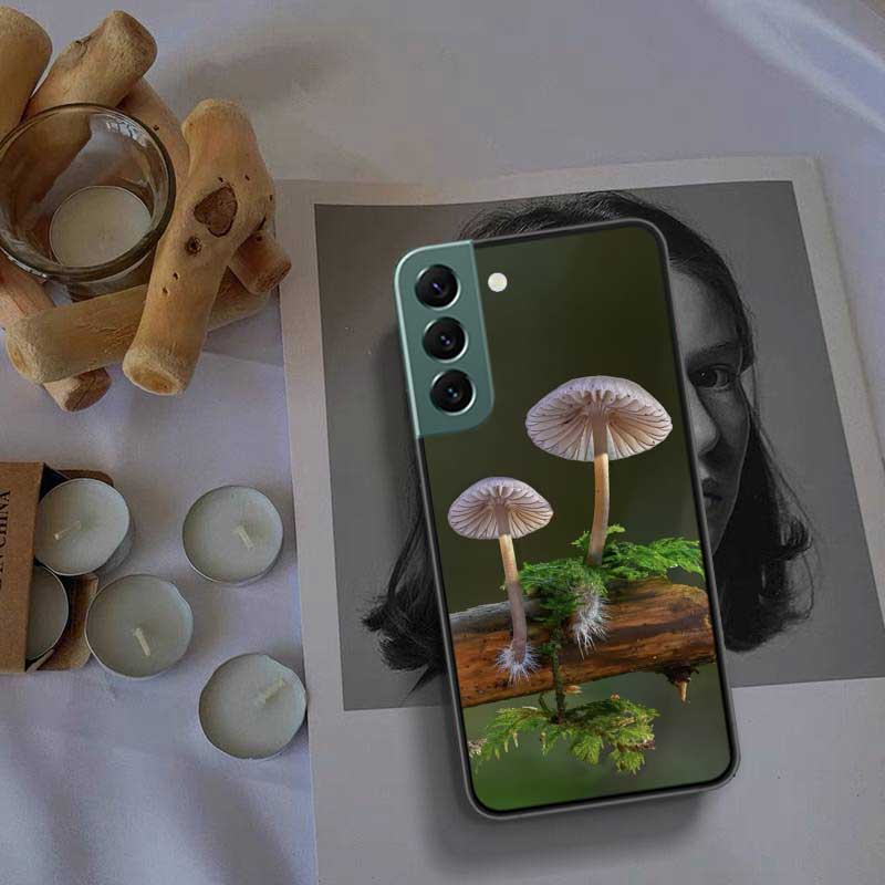 Fungal Aesthetics Phone Case For Samsung Galaxy S22 S25 Ultra S21 S10 Plus S26 Edge S20 S23 S24 FE Cover Silicone Soft TPU C