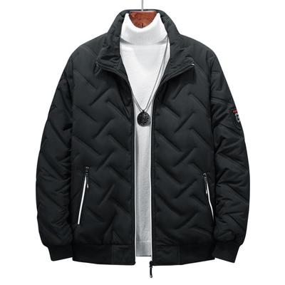 Men's Winter Casual Warm Baseball Collar Business Cotton Jacket