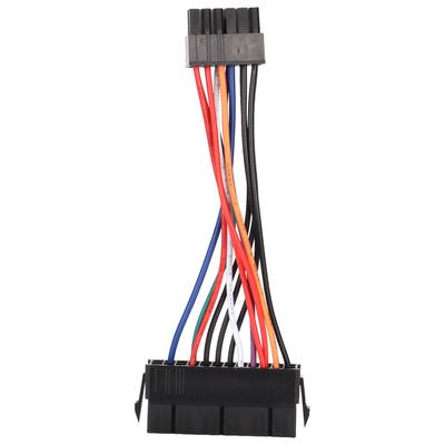 Power Cable 18AWG 24 Pin To 14 Pin Copper Conductor Stable Performance Computer Accessories