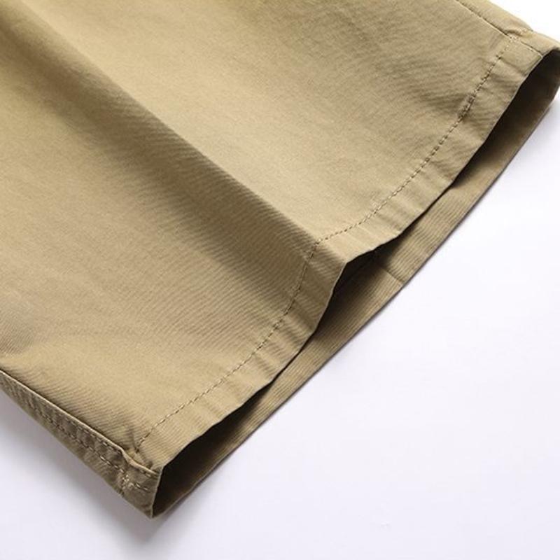 Men's Cotton Shorts   Knee Length Boardshorts Classic Comfortable Clothing Casual Trousers Male Short Trousers