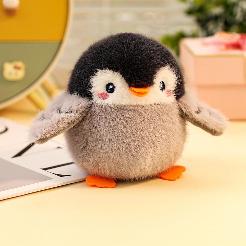 Kawaii Bird Plush Mini Artificial Pendant Toys Cute Lifelike Parrot Sparrow Plush Pendant Bag Accessories Kid Birthday Gifts