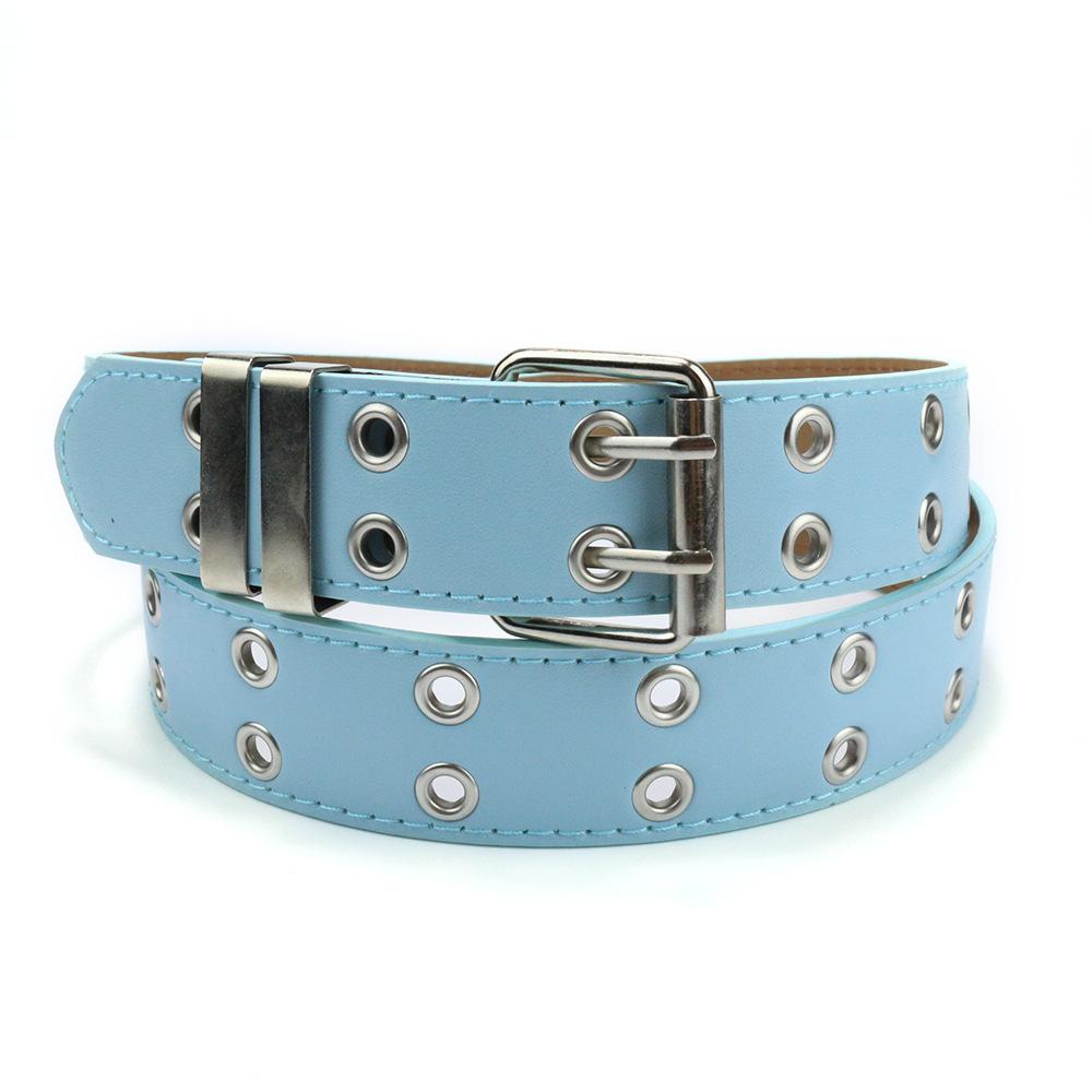 Punk Belt Women'S Decorative Chain Jeans Belt Double Gas Eye Corns Women'S Belt